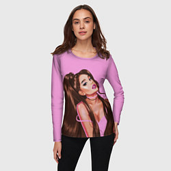 Лонгслив женский Ariana Grande Ариана Гранде, цвет: 3D-принт — фото 2