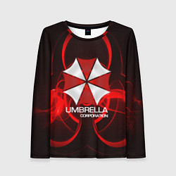 Лонгслив женский Umbrella Corp, цвет: 3D-принт