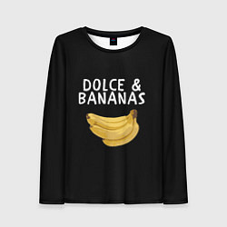 Лонгслив женский Dolce and Bananas, цвет: 3D-принт