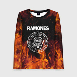 Лонгслив женский Ramones, цвет: 3D-принт
