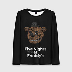 Лонгслив женский FIVE NIGHTS AT FREDDYS, цвет: 3D-принт