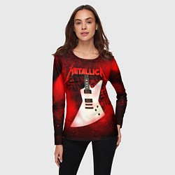 Лонгслив женский Metallica, цвет: 3D-принт — фото 2