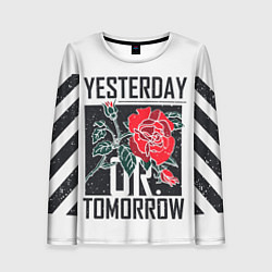 Лонгслив женский Off-White: Yesterday, цвет: 3D-принт