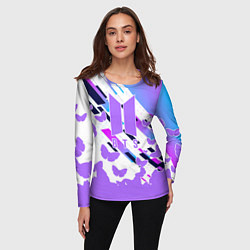 Лонгслив женский BTS, цвет: 3D-принт — фото 2