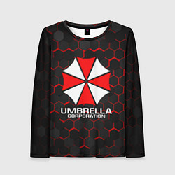 Лонгслив женский UMBRELLA CORP, цвет: 3D-принт