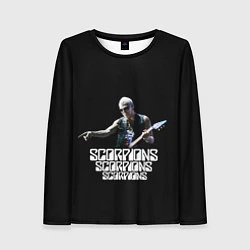 Лонгслив женский Scorpions, цвет: 3D-принт