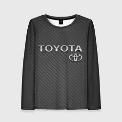 Лонгслив женский Toyota Carbon, цвет: 3D-принт