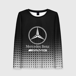 Лонгслив женский Mercedes-Benz, цвет: 3D-принт