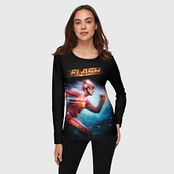 Лонгслив женский The Flash, цвет: 3D-принт — фото 2