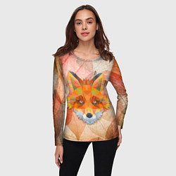 Лонгслив женский Fox, цвет: 3D-принт — фото 2
