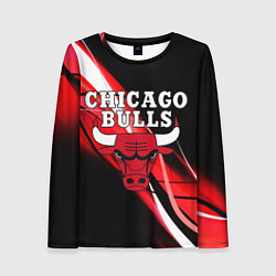 Лонгслив женский CHICAGO BULLS, цвет: 3D-принт