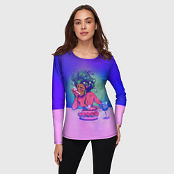 Лонгслив женский DOJA CAT, цвет: 3D-принт — фото 2