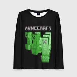 Женский лонгслив MINECRAFT CREEPER