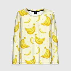 Лонгслив женский Банана, цвет: 3D-принт