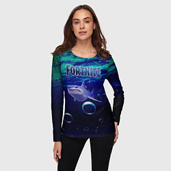 Лонгслив женский Loot Shark Fortnite, цвет: 3D-принт — фото 2