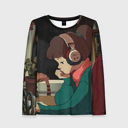 Женский лонгслив STUDY GIRL