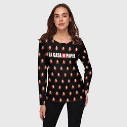 Лонгслив женский БУМАЖНЫЙ ДОМ, цвет: 3D-принт — фото 2