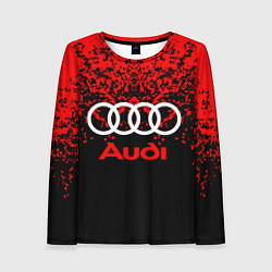 Лонгслив женский AUDI, цвет: 3D-принт