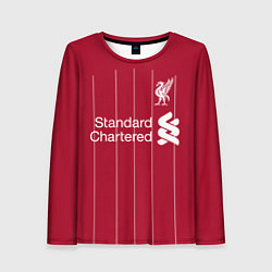 Лонгслив женский Liverpool FC, цвет: 3D-принт