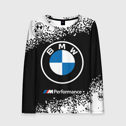 Лонгслив женский BMW БМВ, цвет: 3D-принт