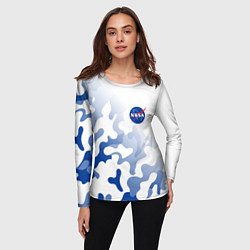 Лонгслив женский NASA НАСА, цвет: 3D-принт — фото 2
