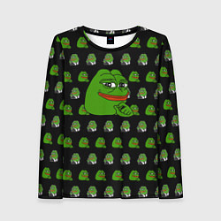 Лонгслив женский Frog Pepe, цвет: 3D-принт