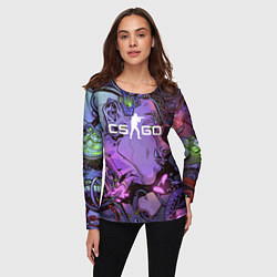 Лонгслив женский CS GO, цвет: 3D-принт — фото 2