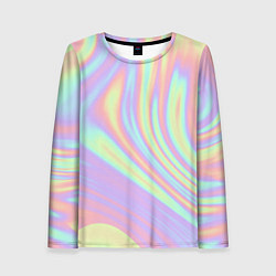 Лонгслив женский Vaporwave, цвет: 3D-принт