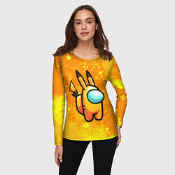 Лонгслив женский AMONG US - Pikachu, цвет: 3D-принт — фото 2