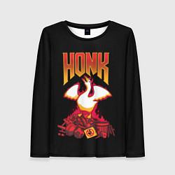 Лонгслив женский HONK Goose, цвет: 3D-принт