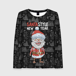 Женский лонгслив Santa style