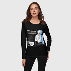 Лонгслив женский Сатору Гото Магическая битва, цвет: 3D-принт — фото 2