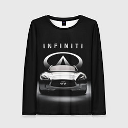 Лонгслив женский INFINITI, цвет: 3D-принт