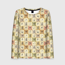 Женский лонгслив Музыкант