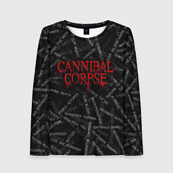 Женский лонгслив Cannibal Corpse Songs Z