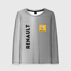 Женский лонгслив Renault Сталь