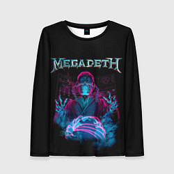 Лонгслив женский MEGADETH, цвет: 3D-принт