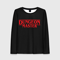 Лонгслив женский Stranger Dungeon Master, цвет: 3D-принт