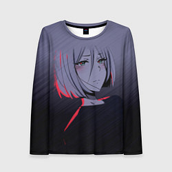 Лонгслив женский Аниме Грустная, цвет: 3D-принт