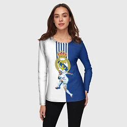 Лонгслив женский Роберто Карлос Реал Мадрид, цвет: 3D-принт — фото 2