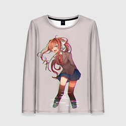 Лонгслив женский Cyber Monika, цвет: 3D-принт