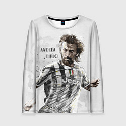 Лонгслив женский Andrea Pirlo, цвет: 3D-принт