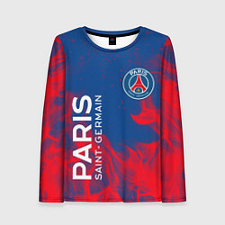 Лонгслив женский ФК ПСЖ PARIS SAINT GERMAIN, цвет: 3D-принт