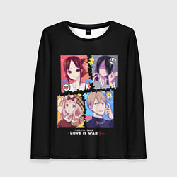 Лонгслив женский Kaguya-sama Love Is War, цвет: 3D-принт