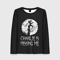 Женский лонгслив Charlie is missing me