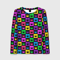 Лонгслив женский Король, цвет: 3D-принт