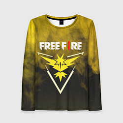 Женский лонгслив FREEFIRE YELLOW SMOKE Z