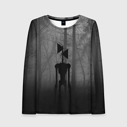 Лонгслив женский Сиреноголовый Siren Head Игра, цвет: 3D-принт