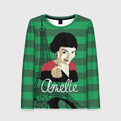 Лонгслив женский Amelie, цвет: 3D-принт