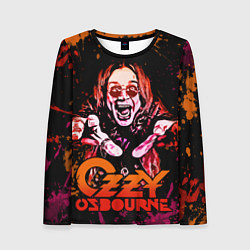 Лонгслив женский Ozzy Osbourne, цвет: 3D-принт